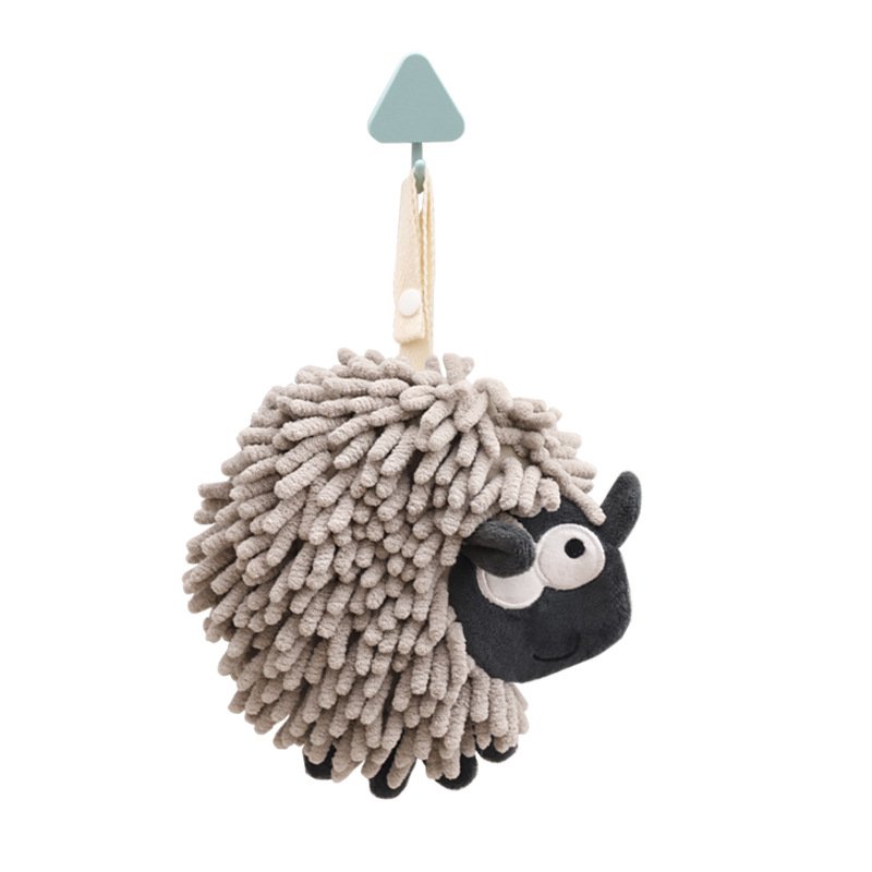2 Pieces Lamb Chenille Hand Towe- ZippyPals